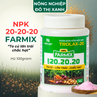 Phân Bón Lá NPK 20-20-20+TE FARMIX To Củ Lớn Trái Chắc Hạt Tạo Mầm Hỗ Trợ Phát Triển Toàn Diện Cây T