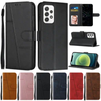 A13 A53 A73 5G Cover Leather Flip Wallet Phone Case for Funda Samsung Galaxy A53 A13 A23 A33 A73 5G A03S A03 Core Case Covers