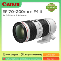 Canon EF 70-200mm f/4L IS II USM Telephoto L Zoom Lens Flexible and Portable Full Frame SLR Camera Lens For EOS 6D Mark II