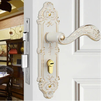 European Style Ivory White Color Door Lock &amp; Door Handles with Best Price