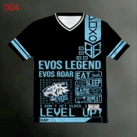 kaos jersey gamer evos dengan bahan berkualitas