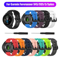 Sports Silicone Watch Band Bracelet Strap with Tools For Garmin Forerunner 945 935 Fenix 5 Plus