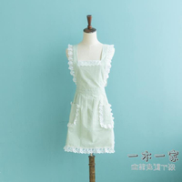 圍裙 家用廚房可愛日式韓版公主女士時尚防水防油蕾絲花邊網紅同款