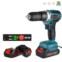 1000W 450NM 25+3 Torque Brushless Electric Impact Drill 3 in 1 Multifunctional Cordless Screwdriver For Makita 18V Battery
