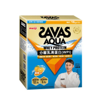 【Meiji 明治】SAVAS AQUA全分離乳清蛋白粉柳橙口味16g(10入/盒)