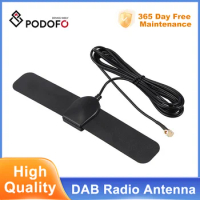 Podofo Car Digital Antenna DAB Antenna SMB Digital Radio Patch Antenna