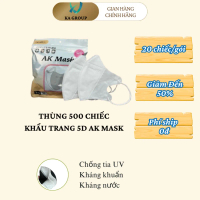 Thùng 500c Khẩu Trang 5D AK Mask - Kháng Khuẩn - Kháng Bụi Mịn- Chống Tia UV - Phù Hợp Mặt Nhỏ - KA 