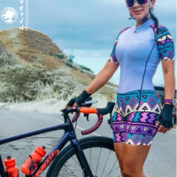 TYZVN cycling skinsuit women suit ropa ciclismo bike clothing team mtb roadbike triathlon bicycle uniform aero racing jumpsuit