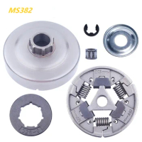 Clutch Drum 3/8'' 8T Sprocket Rim Kit For Stihl MS310 MS382 Clutch Washer Needle Bearing 1128 007 1001 Saw Parts