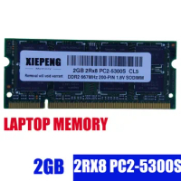Laptop RAM 2GB 2Rx8 PC2-5300S DDR2 1gb 667 MHz 4G pc2 5300 for Asus A8 F8 J8 X81S X86 Z99 Z99L X59S A8SC X8A Notebook Memory
