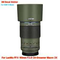 FFⅡ 90mm F2.8 Anti-Scratch Lens Sticker Protective Film Body Skin For LaoWa FFⅡ 90mm F2.8 CA-Dreamer Macro 2X for SONY E Mount