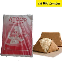 Pembungkus Makanan Kertas Nasi Isi 100 Lembar Atcco Food Wrapping