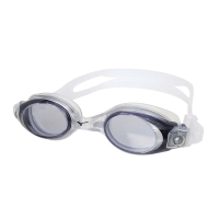 MIZUNO SWIM 泳鏡-抗UV 防霧 蛙鏡 游泳 台灣製 N3TEB71000-01 透明白黑