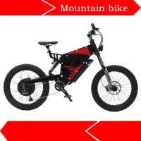 72V 1500W stealth bomber front and rear shock absorbing soft tail all terrain electric mountain bike