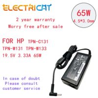 65W New high quality Laptop Power Supply Adapter Charger 19.5V 3.33A 4.5*3.0mm for HP TPN-C131 TPN-W131 TPN-W133