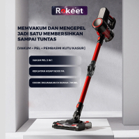 Rokeet Cordless Vacuum Cleaner Mop Handheld  Wireless Portable Penyedot Debu Mengepel Kuat Tanpa Kab