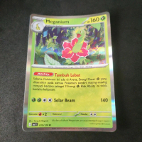 Kartu Pokemon Indonesia Tcg Meganium 010/126 holo foil