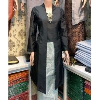 New Rohmah Kebaya - Setelan Kebaya Tunik Polos Kutubaru / Kebaya Tafeta Tunik Jumbo / Kebaya Kondang
