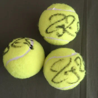 Roger Federer Autographed Signed Tennis Ball Original Autographs in ink Sports 2023