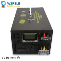 Solar Peak Full Power Inverter 2000W 12V/24V/48V to 120V/220V/240V DC to AC Voltage Converter Pure Sine Wave Inverter