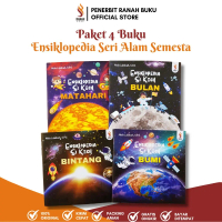 Paket 4 Buku Ensiklopedia Si Kecil Seri Alam Semesta Bumi Bulan Bintang Matahari