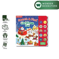 10 Button Sound Book: Search And Find, Christmas - 9781835093245 (English Edition)