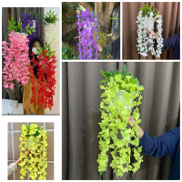 BUNGA Hias Dinding SAKURA juntai Dengan Pot Tempel Plastik Dekorasi Rumah Tanaman Hadiah