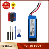 New Speaker Battery GSP872693 01 for JBL Flip 3 Flip3 GSP872693 01 Bluetooth Speaker Replacement Battery + Tools