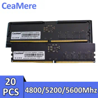 CeaMere DDR5 20 PCS universal memoriam memory card 8G, 16G, 32G,4800Mhz, 5200Mhz, 5600Mhz,288pin RAM PC desktop memory wholesale