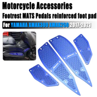 Motorcycle Footrest Pedals pedals Footrest MATS Pedals Aluminum alloy reinforced foot pad For YAMAHA Xmax 250 XMAX 300 2017-2021