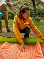 防潮蛋槽蛋巢戶外露營摺疊地墊單人便攜式睡墊加厚帳篷墊子