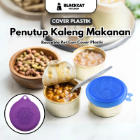 BLACKCAT Tutup Makanan Kaleng Kucing dan Anjing Penutup Kaleng Tutup Makanan Kaleng