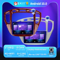 EKIY 6 + 128G DSP Autoradio Android 10 untuk Toyota Rush/ DAIHATSU TERIOS Radio Mobil GPS Multimedia Blu-ray IPS Peningkatan QLED No 2DIN