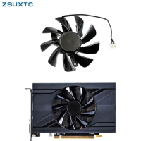 T129215SU RX 570 470D GPU Cooler Video Card fan for Radeon sapphire RX470D RX570 ITX graphics Card Cooling System As Replacement