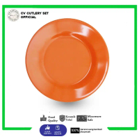 Melamine Piring Ceper Melamin 8\ inch Orange G2180 Piring Makan Masak"
