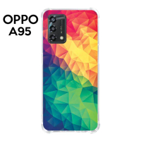 Casing Custom OPPO A95 Softcase Motif Batik Color45
