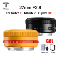 TTArtisan 27mm F2.8 APS-C Auto Focus Mirrorless Camera Lens for Sony A5000 A7 III Fuji XA7 XT30 XPRO XE4 XS10 Nikon Z50 Z5