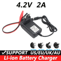 4.2V 2A lead-acid battery charger can be used for electric scooters, electric bicycles, suitable for golf carts and wheelchairs