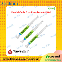 Spident, FineEtch 5ml x 3 syr Phosphoric Acid Gel