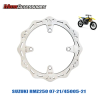 For Suzuki RMZ450 2005-2021 RMZ250 2007-2021 Stainless 240mm Rear Brake Disc Rotor Brakes System Motorcycle Accessories