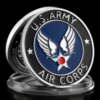 United States Army Air Force Collectible Plated Coin Core Values of The Air Force Souvenir Coin US Honor Commemorative Coin