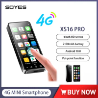 SOYES XS16 Pro 4GB RAM 128GB ROM 4 Inch Mini Smartphone Android 10 Octa-Core 2100mAh Face ID 4G LTE Small Phone Type-C OTG