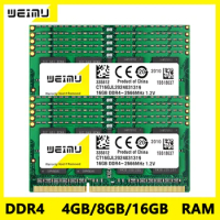 Wholesale 10Pcs DDR4 4GB 8GB 16G Laptop Memory Ram1.2V 260Pin PC4 2133 2400 2666 3200Mhz 17000 19200 21300 SODIMM Memoria RAM
