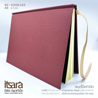 [COD] [tiktok]handmade book A5 size Embossing Paper /  Hardcover book /  Inside the paper, Green rea