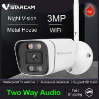 Vstarcam CS58 WIFI IP Camera 3MP 1296P Wireless P2P CCTV Bullet Security Outdoor Audio Talk Camera IP66 Waterproof Night Vision