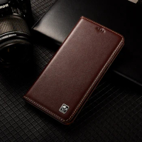 For Asus Rog Phone 6 Pro 7 Genuine Leather Flip Wallet Case for Asus Rog Phone 5s 5 Pro Flip Cover Rog Phone 6D 5 Ultimate.