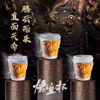ถ้วยเว่ยอู๋ Kongfu, ธีมตำนานดำ, ทำจากแก้วฝ้า, การออกแบบดวงอาทิตย์และเว่ยอู๋, ถ้วยชากังฟู, การออกแบบท