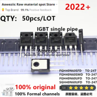 2022+ 50pcs 100% New Imported Original 40N60 FGH40N60 FGH40N60SFD FGH40N60SMD FGH40N60UFD SGH40N60UFD G40N60 TO-247 Transistor