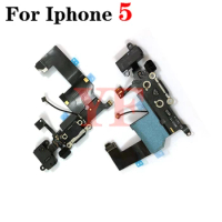 Charging Flex Cable For Apple iPhone 5 5C 5S 8 6 6S 7 Plus USB Charger Port Dock Connector With Mic Flex Cable