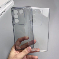 เคสโทรศัพท์ TPU ใส สำหรับ Vivo S16, S17, V27, V29 Pro, S17E และ Ultra Slim กันกระแทก ป้องกันสีเหลือง
